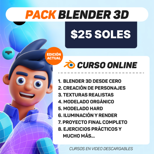 01. Blender 3D para Principiantes - Guía de Modelado y Texturizado
