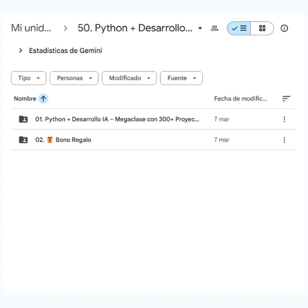 04. Python + Desarrollo IA - Megaclase con 300+ Proyectos
