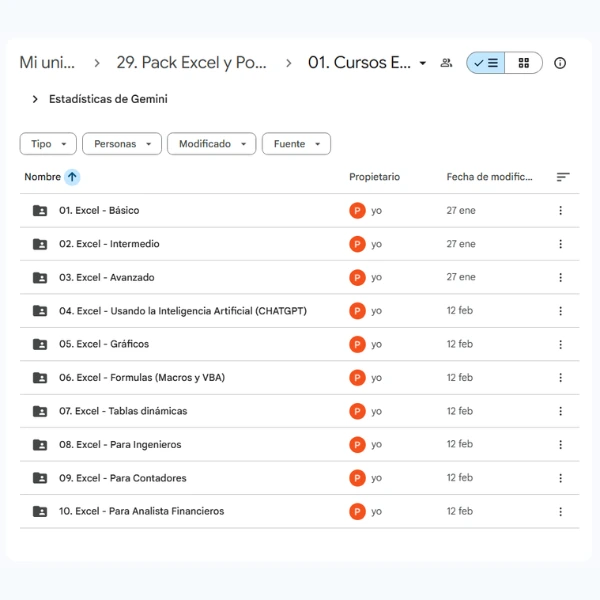 01. Pack Excel y Power Bi