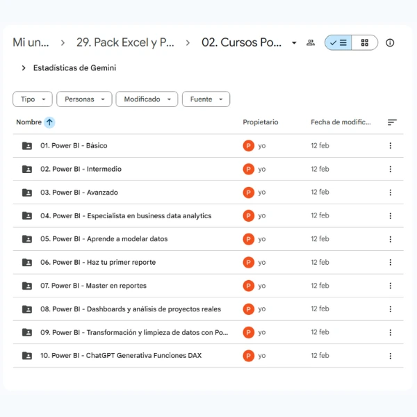 01. Pack Excel y Power Bi